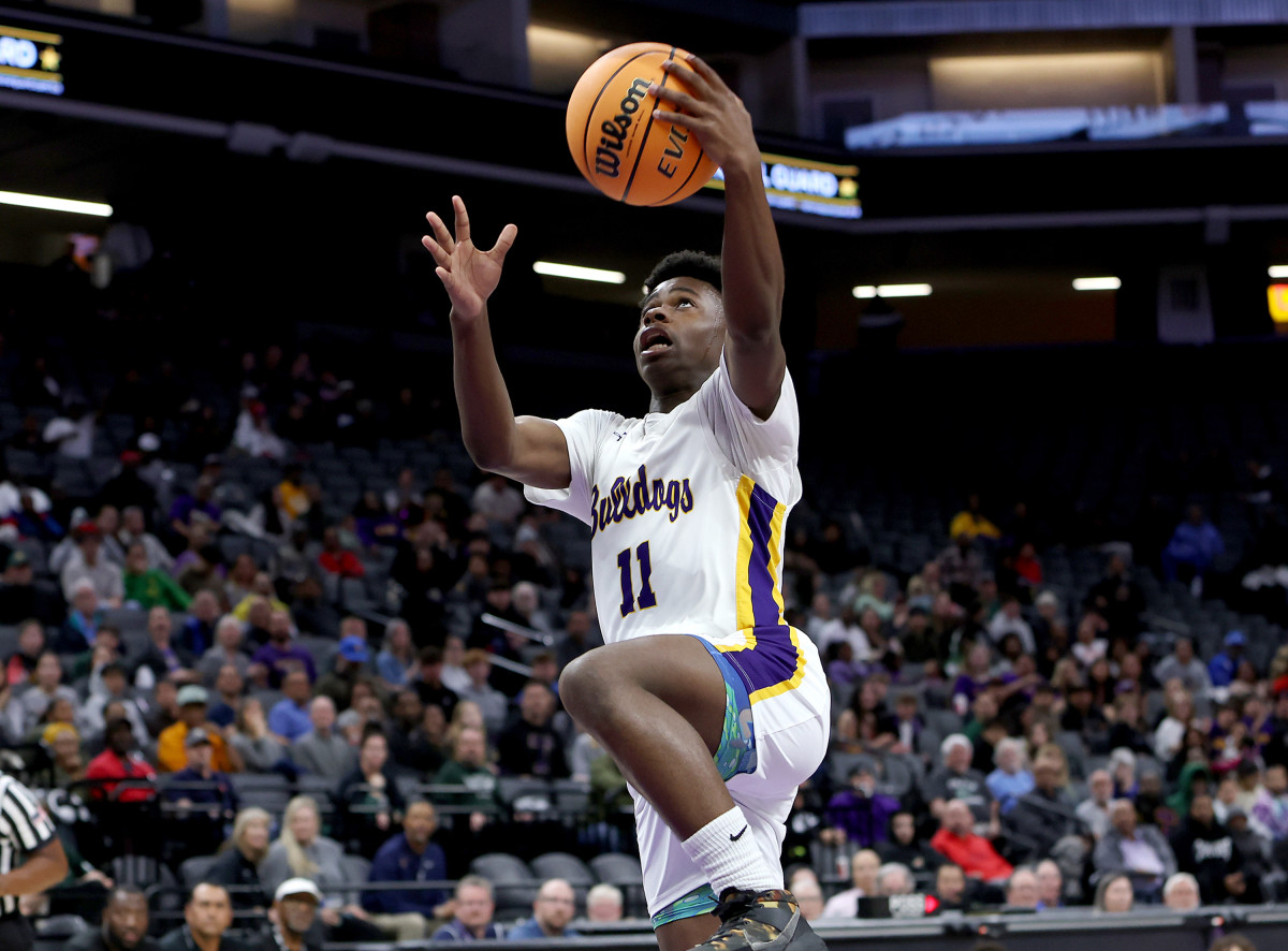 Caleb Rollins came off the bench to score 20 points in Tech's 79-55 win over Centennial for the state D2 title. 